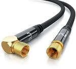 Primewire SAT-Kabel, Koaxial, F-Verbinder, Stecker (2000 cm), HDTV Satellitenkabel