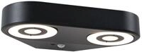 Paulmann LED Au&szlig;en-Wandleuchte Silma IP44 280x176mm 3000K 2x5,5 / 2x0,7W...