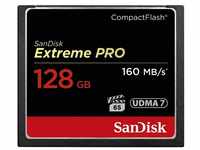 Sandisk CF Extreme Pro Speicherkarte (128 GB, 160 MB/s Lesegeschwindigkeit)