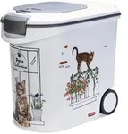 Curver Futterbeh&auml;lter Katzenfutter Container wei&szlig; wei&szlig; 35000 ml
