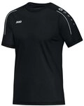 Jako T-Shirt Classico (100% Polyester-Jacquard) schwarz Jungen
