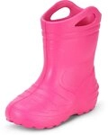 Ladeheid federleichte Regenschuhe Kinder mit Griffen KL051 Gummistiefel mit