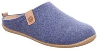 Pantoffel ROHDE "GREENYS N35", Damen, Gr. 36, blau, Filz, meliert, Schuhe Pantoffel,