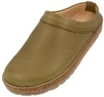 Haflinger Travel Classic Eleganter Clog aus Leder mit Korkfu&szlig;bett und Gummisohle