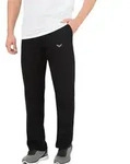 Trigema Jerseyhose TRIGEMA Hose DELUXE Baumwolle (1-tlg) schwarz 4XL