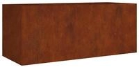 vidaXL Hochbeet Hochbeet 200x80x80 cm Cortenstahl (1 St)