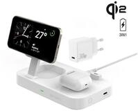 4smarts 4smarts Qi2 Ladestation Trident wei&szlig; Akku-Ladestation