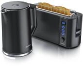 Arendo Fr&uuml;hst&uuml;cks-Set Wasserkocher 1,5l & 2-Scheiben Langschlitz Toaster,