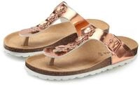 LASCANA Sandale, Pantolette, offener Schuh, Sommerschuh, Zehentrenner mit