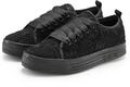 Sneaker LASCANA "Schn&uuml;rhalbschuhe, Freizeitschuhe", M&auml;dchen, Gr. 37, schwarz,