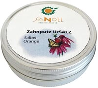 Sanoll Reinigungsb&uuml;rste Zahnputz-UrSALZ Salbei-Orange, Orange, 50 g