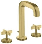 hansgrohe Waschtischarmatur Axor Citterio 3-Loch Kreuzgriff mit