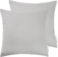 TOM TAILOR HOME Dekokissen Dove, unifarben, Kissenh&uuml;llen ohne F&uuml;llung, 2er...