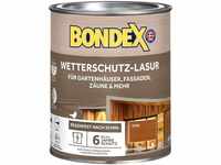 Bondex Wetterschutz-Lasur für Gartenhäuser,Fassaden, Zäune & mehr Teak 0,75