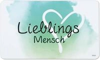 KESPER&reg; Fr&uuml;hst&uuml;cksbrett Dekor-Fr&uuml;hst&uuml;cksbrettchen Motiv LIEBLINGSMENSCH, (1-St)