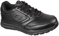 Berufsschuh SKECHERS "NAMPA WYOLA" Gr. 35, schwarz, 35, Lederimitat, Schuhe,