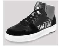 CAMP DAVID Sneaker mit Wechselfußbett, schwarz