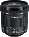 Canon EF-S 10-18mm f/4.5-5.6 IS STM Zoomobjektiv, (Passend f&uuml;r Canon EOS EF-S...
