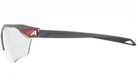 Alpina Fahrradbrille Twist Six S HR Fahrradbrille Midnight Grey Matt - Mirror Green
