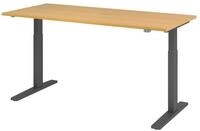 HAMMERBACHER Schreibtisch Upper Desk, elektrisch h&ouml;henverstellbar bis 120 cm,