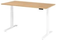 HAMMERBACHER Schreibtisch Schreibtisch el 160x80cm wei&szlig;/eiche