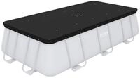 BESTWAY Pool-Abdeckplane Bestway 58232 - PVC-Abdeckplane, schwarz, eckig - 396 x 185