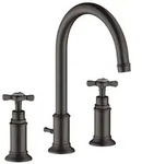 hansgrohe Waschtischarmatur Axor Montreux 180 3-Loch Kreuzgriff mit