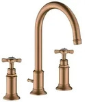 hansgrohe Waschtischarmatur Axor Montreux 180 3-Loch Kreuzgriff mit