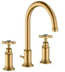 hansgrohe Waschtischarmatur Axor Montreux 180 3-Loch Kreuzgriff mit