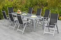 MERXX Garten-Essgruppe Carrara, (9-tlg)