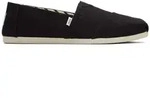 TOMS Alpargata aus grauem recyceltem Baumwollcanvas Espadrille