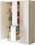 Flex-Well Mehrzweckschrank-Set LUCCA, 3-teilig, Hauswirtschaftsraum oder...