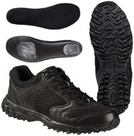 Mil-Tec SPORTSCHUHE GEL&Auml;NDE BW STYLE SCHWARZ - 250 Outdoorschuh griffige Laufsohle