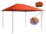 Quick Star Pavillon-Ersatzdach Nizza, 180 g/m2, 297 x 397 cm (Rotorange, 3 x 4...