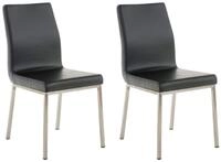CLP Esszimmerstuhl Esszimmerst&uuml;hle Colmar Kunstleder (2er Set, 2 St),