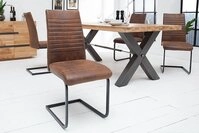 riess-ambiente Freischwinger APARTMENT braun / schwarz (Einzelartikel, 1 St),