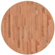 vidaXL Tischplatte, &Oslash;80x1,5 cm Rund Massivholz Buche