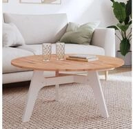vidaXL Tischplatte vidaXL Tischplatte &Oslash;90x1,5 cm Rund Massivholz Buche