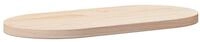 vidaXL Tischplatte Tischplatte 70x35x2,5 cm Massivholz Kiefer Oval (1 St)