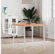 vidaXL Tischplatte vidaXL Tischplatte 70x70x2,5 cm Quadratisch Massivholz Buche