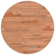 vidaXL Tischplatte, &Oslash;40x2,5 cm Rund Massivholz Buche