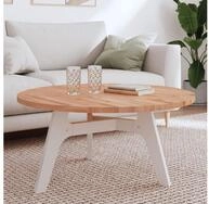 vidaXL Tischplatte vidaXL Tischplatte &Oslash;90x2,5 cm Rund Massivholz Buche