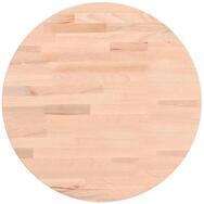 vidaXL Tischplatte, &Oslash;40x4 cm Rund Massivholz Buche