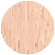 vidaXL Tischplatte, &Oslash;80x4 cm Rund Massivholz Buche