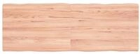 vidaXL Tischplatte Tischplatte 140x50x(2-4) cm Massivholz Behandelt Baumkante...