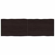 vidaXL Tischplatte Tischplatte 180x60x(2-4) cm Massivholz Behandelt Baumkante (1 St)