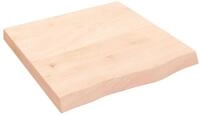 vidaXL Tischplatte Tischplatte 60x60x(2-6) cm Massivholz Eiche Unbehandelt (1...