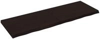 vidaXL Tischplatte Tischplatte Dunkelbraun 180x60x(2-6)cm Massivholz Eiche (1...
