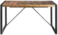 vidaXL Esstisch, Esszimmertisch 140x140x75 cm Massivholz mit Palisander-Finish