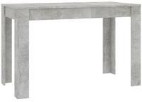 vidaXL Esstisch, Esszimmertisch Betongrau 120x60x76 cm Holzwerkstoff